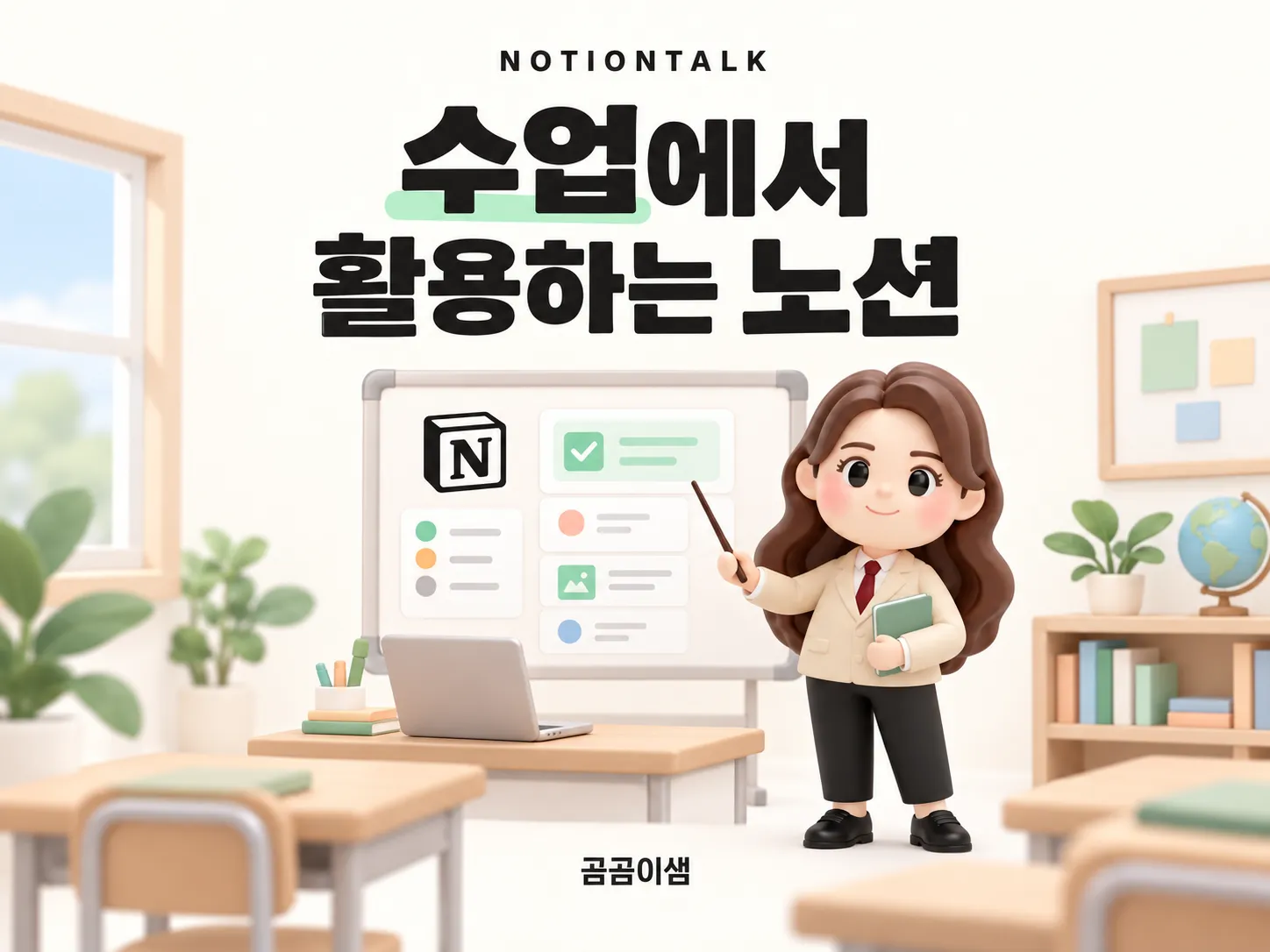 수업에서 활용하는 노션 현장 사진
